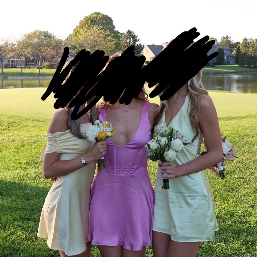 Anika Corset satin dress (Bardot)